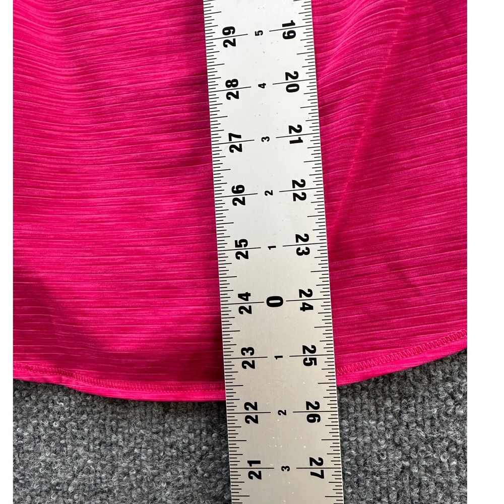 Athleta Womens Pink Space Dye Long Sleeve Scoop Neck Thumbhole Active Top Small - Picture 9 of 10
